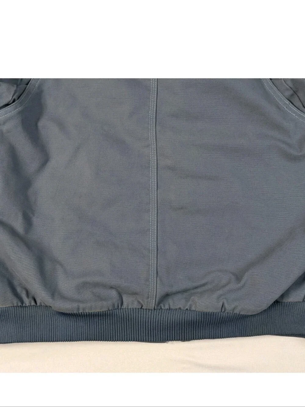 Berne Workwear Youth XL 18-20 Hooded Jacket Blue Quilted Canvas BHJ61SLB
